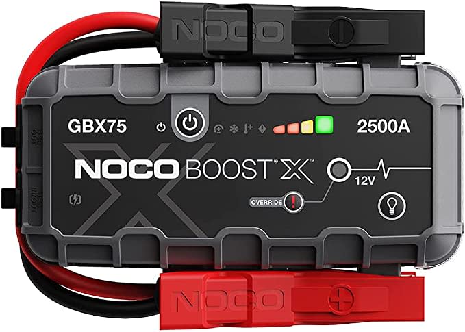NOCO Boost X GBX75 2500A 12V UltraSafe Portable Lithium Jump Starter. Image via Amazon.