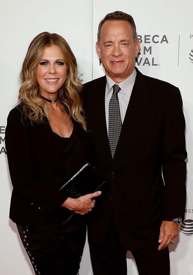 The actor said women in the industry need to be listened to. Pictured with wife, actress Rita Wilson. Source: Getty