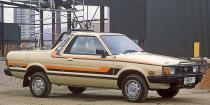 <p>Subaru's little 4x4 ute was unique in more ways than one. In addition to the cool decals and pickup bodystyle, it had rear-facing seats mounted on the exterior inside the bed. <a href="https://www.ebay.com/itm/1984-Subaru-Brat-GL/363016421509?hash=item5485770085:g:2DoAAOSwVVBewwhI" rel="nofollow noopener" target="_blank" data-ylk="slk:Here's one;elm:context_link;itc:0;sec:content-canvas" class="link ">Here's one</a> in fair condition that can be yours for just under $10,000. </p>