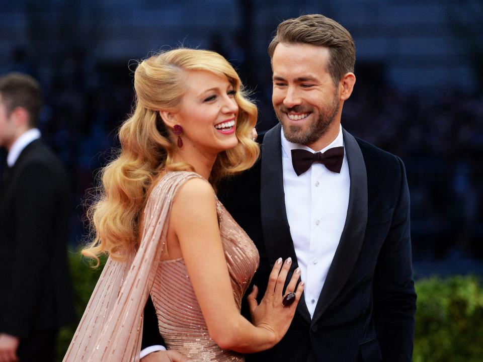 Blake Lively and Ryan Reynolds.