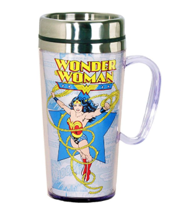 Wonder Woman travel mug