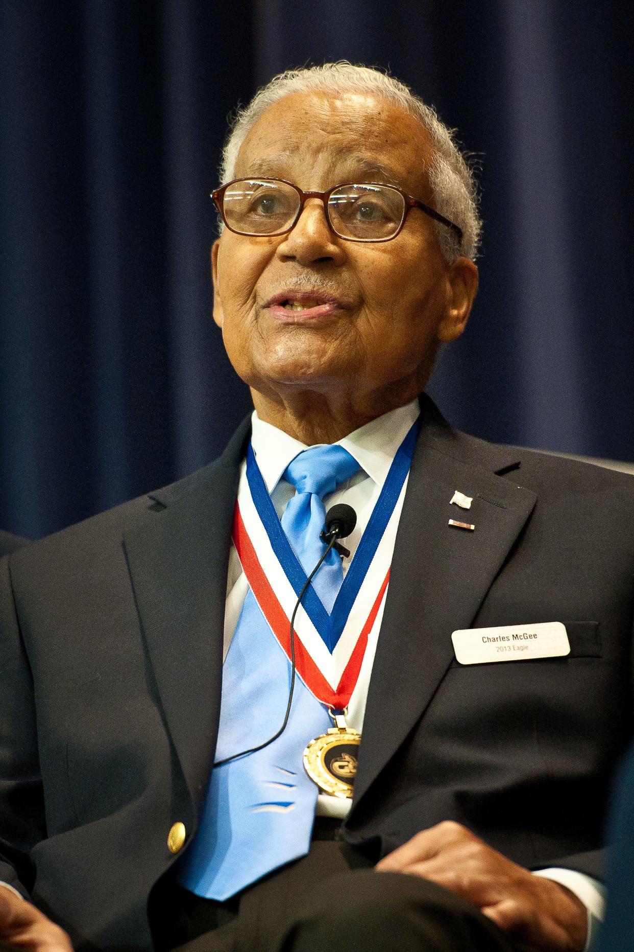 Brig. Gen. McGee started his military career breaking barriers with the 99th Fighter Squadron of the 332nd Fighter Group, the famed "Tuskegee Airmen".