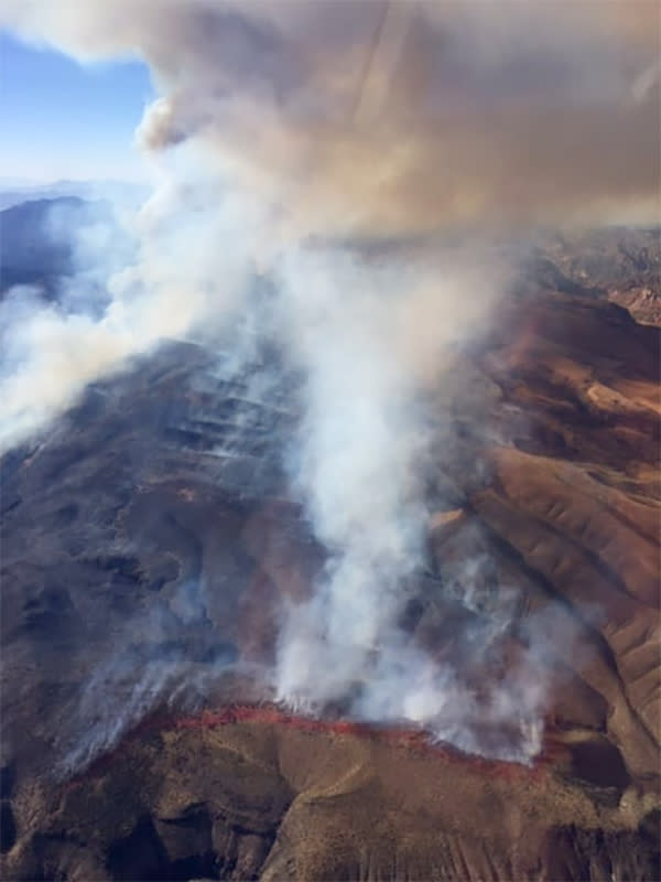 Image: Bishop Fire, Rainbow Canyon (Eastern Nevada Interagency Fire)