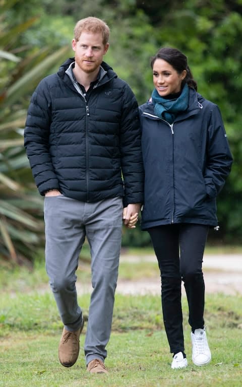 The Duke and Duchess of Sussex on a recent visit to New Zealand - Credit: Paul Edwards