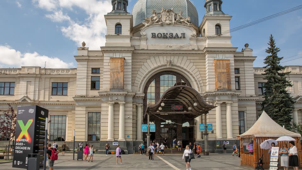 The railway station in Lviv. - Panama7/iStock Editorial/Getty Images