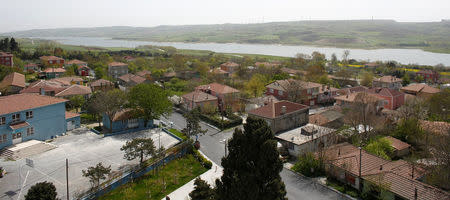 A general view shows the village of Sazlibosna in Istanbul, Turkey, April 16, 2018. REUTERS/Osman Orsal