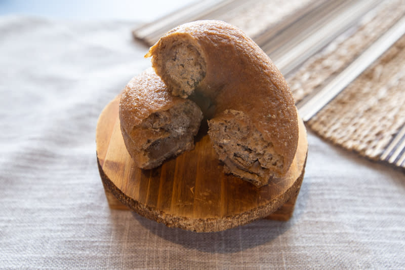 Cross-section of Nanyang Coffee doughnut 