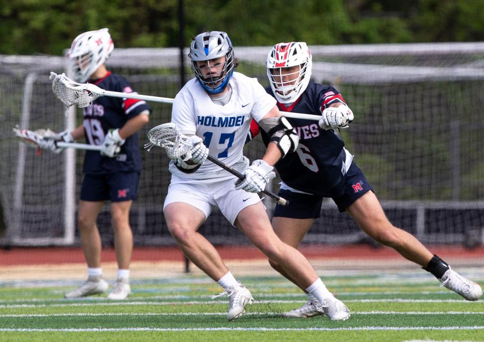 Manalapan at Holmdel lacrosse. Homdel’s Will Gilfillan.
Holmdel, NJ
Friday, May 3, 2024