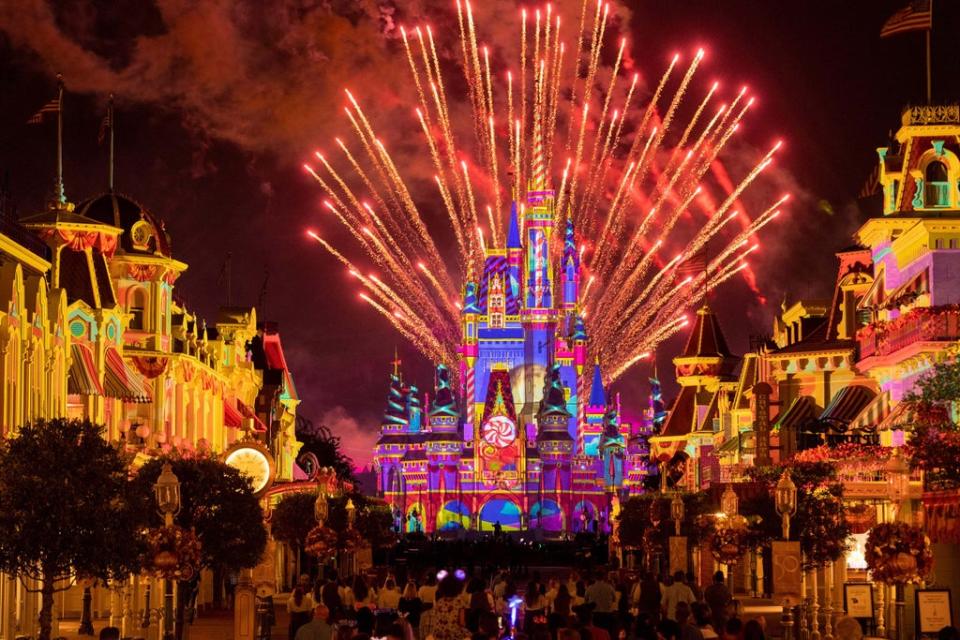 The Disney Enchantment night-time spectacular at Magic Kingdom Park (PA/Walt Disney World/Kent Phillips)