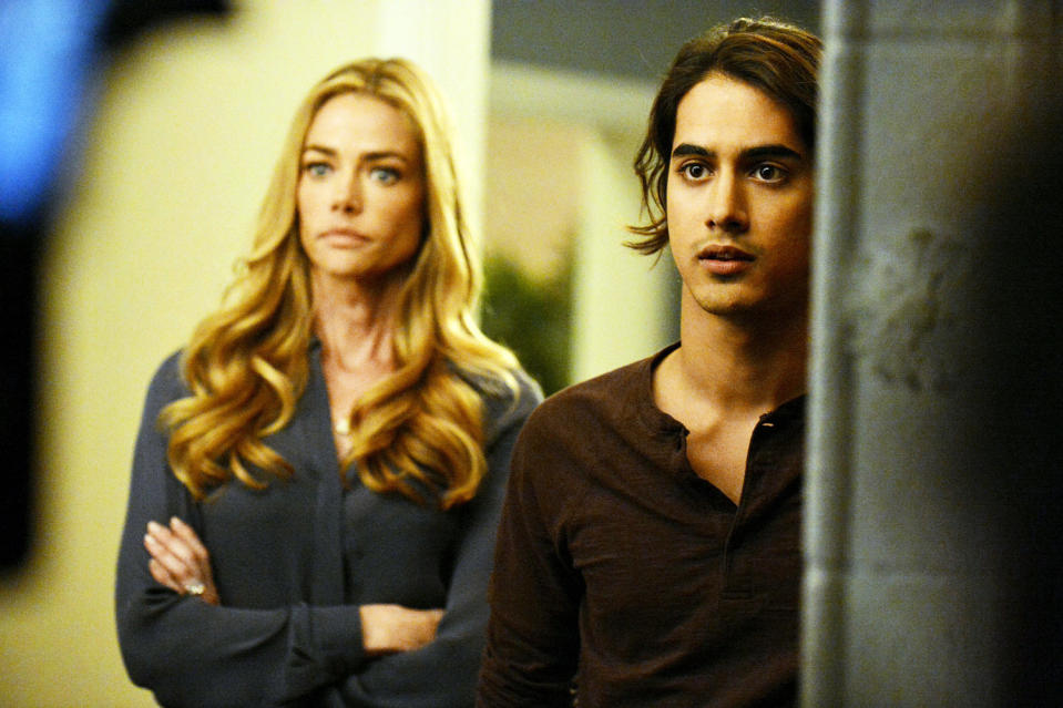 Avan Jogia and Denise Richards in 