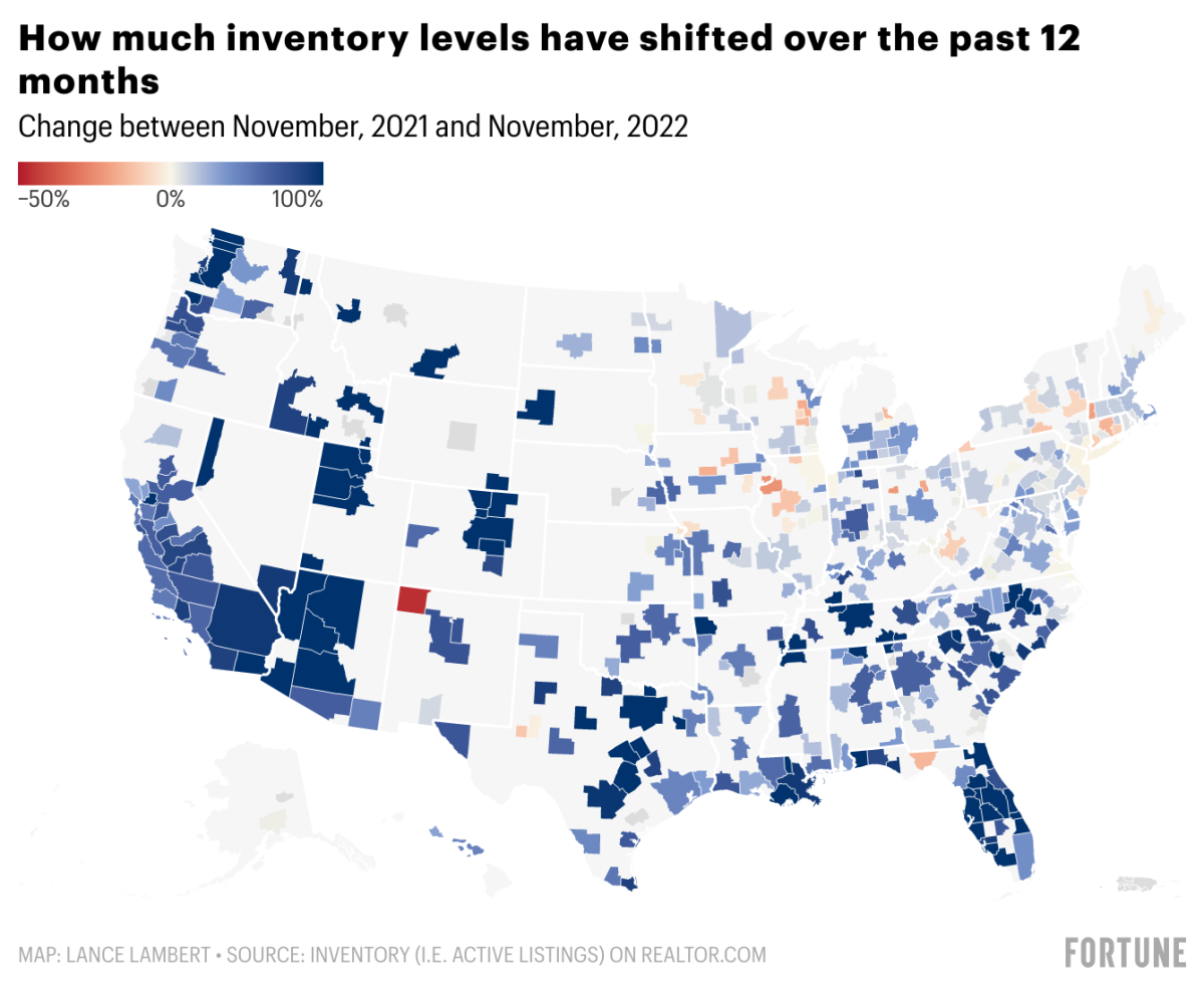 Where will real estate prices in the 400 largest American real estate