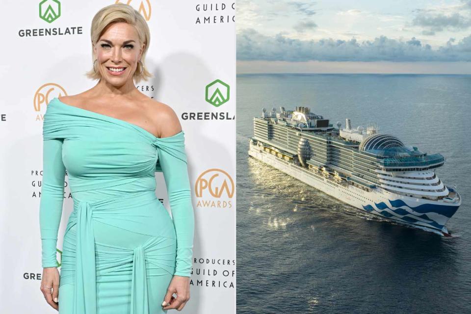 <p>Axelle/Bauer-Griffin/FilmMagic; James Morgan/Getty Images for Princess Cruises</p> Hannah Waddingham (left) and Princes Cruises