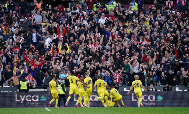 West Ham United v Brentford – Premier League – London Stadium