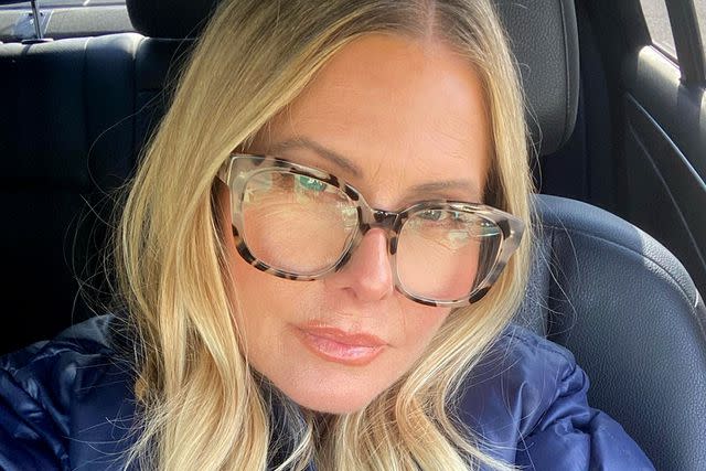 <p>Nicole Eggert/Instagram</p> Nicole Eggert poses in a selfie shared on Instagram