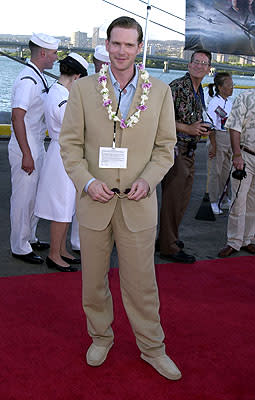 Cary Elwes aboard the USS John C. Stennis at the Honolulu, Hawaii premiere of Touchstone Pictures' Pearl Harbor