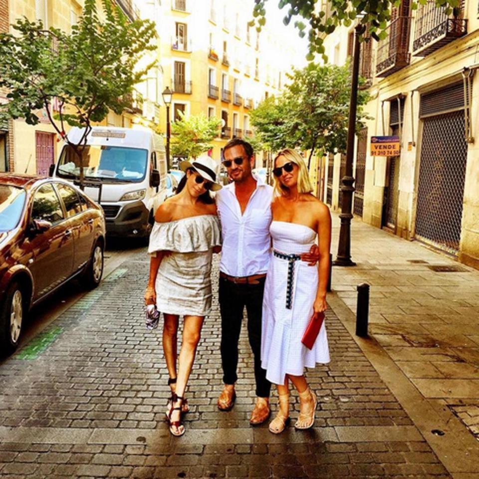 Meghan with friends in Madrid (Instagram/Meghan Markle)