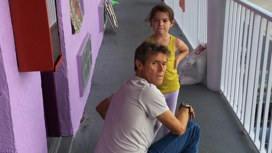 Willem Dafoe and Brooklynn Prince star in "The Florida Project." (Photo: A24)
