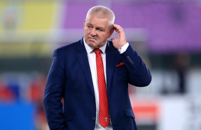 Warren Gatland, pictured, has been approached by Scott Robertson