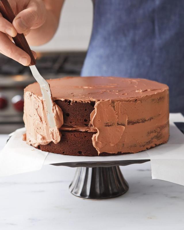 Marble & Walnut Rotating Cake Stand on Food52