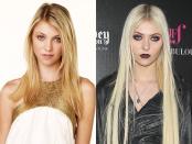 Former "Gossip Girl" star Taylor Momsen has permanently traded in her preppy outfits and smile for creepy hair extensions and downward-pointing pentagrams. After leaving the popular CW series, the 19-year-old rocker (she fronts the rock band The Pretty Reckless) has mainly been seen out in grungy, gothic getups with raccoon-like makeup and sky high stripper shoes.