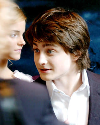 Emma Watson and Daniel Radcliffe at the London premiere of Warner Brothers' Harry Potter and the Prisoner of Azkaban