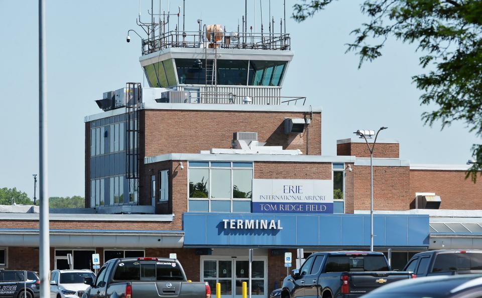 The terminal at Erie International Airport is shown in Millcreek Township on June 1, 2023. 