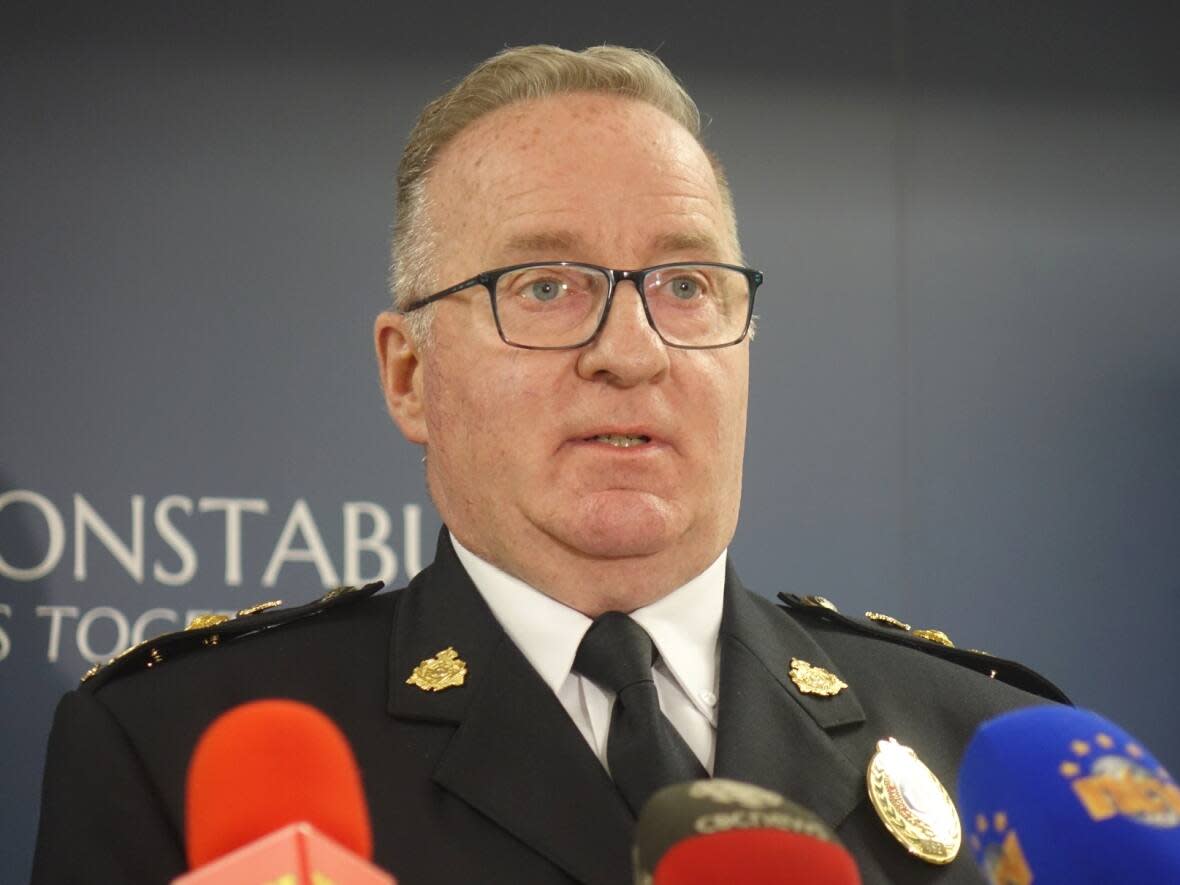 RNC Chief Pat Roche says learning to do better as a police organizations starts at the top. (Patrick Butler/Radio-Canada - image credit)