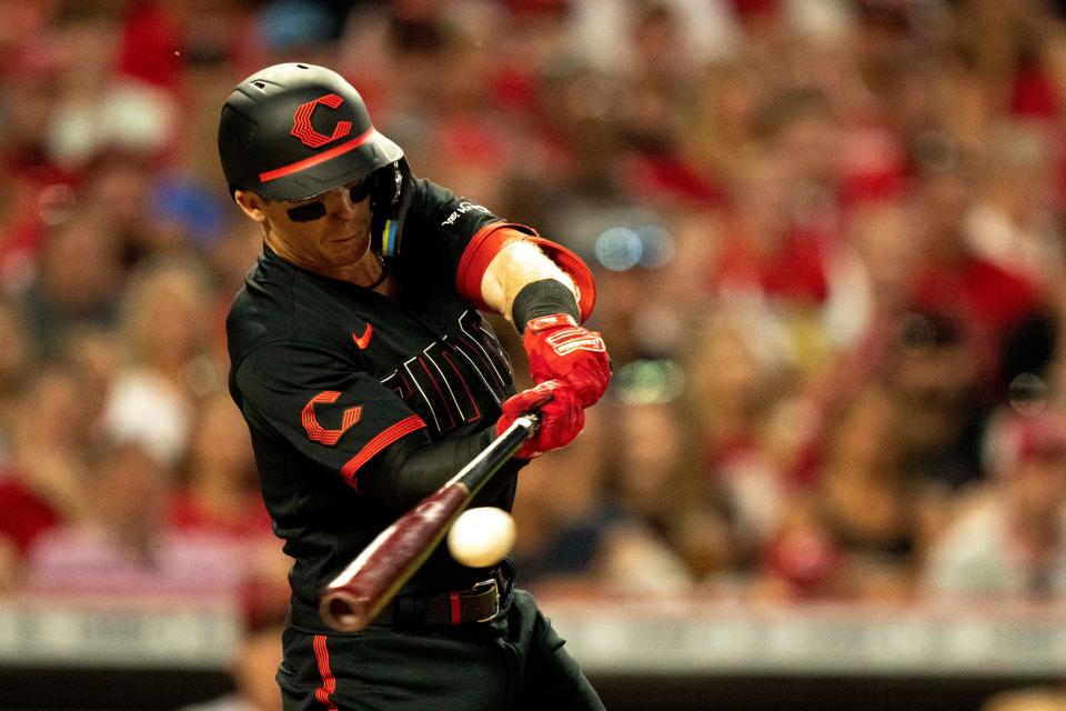 Including his home runs from Triple-A this year, Cincinnati Reds shortstop Matt McLain would be on a 36 home run pace