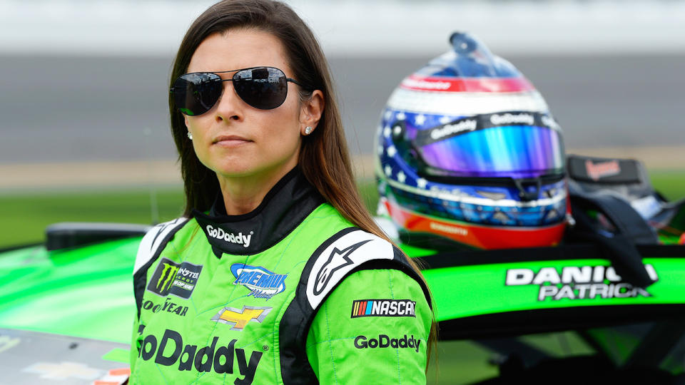 Danica Patrick, pictured here before the Daytona 500 in 2018.