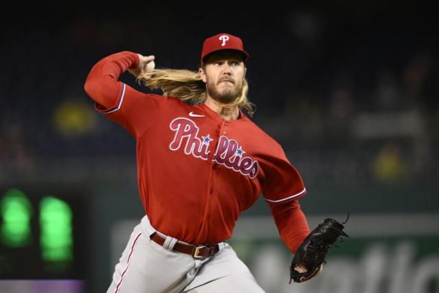 FOX Sports: MLB on X: The Phillies just got that dawg in them today. The  Phillies' trade deadline addition Noah Syndergaard joined @Ken_Rosenthal  after today's win:  / X