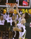 Baylor guard Matthew Mayer scores over Kansas State forward Davion Bradford, left, in the first half of an NCAA college basketball game, Tuesday, Jan. 25, 2022, in Waco, Texas. (Rod Aydelotte/Waco Tribune Herald, via AP)