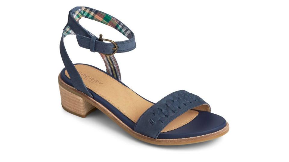 A low-heeled sandal is a versatile pick for this summer and next.