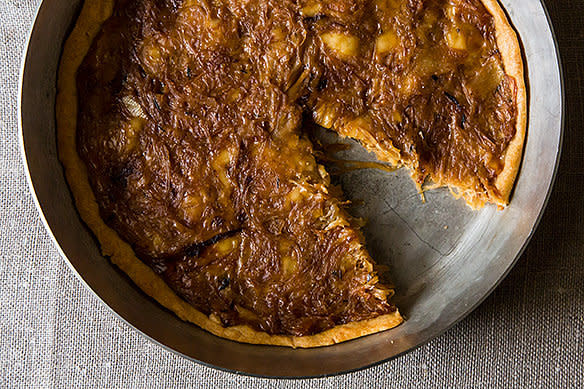 <strong>Get the <a href="http://food52.com/recipes/10177-french-onion-tart" target="_blank">French Onion Tart recipe</a> from Food52</strong>