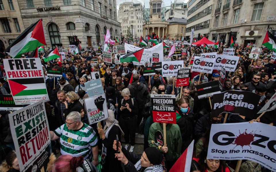 Pro-Palestine demonstrations were held in London last weekend and are set to take place again on Saturday