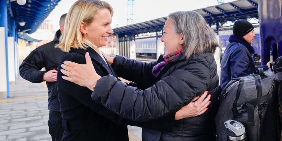 Bridget Brink and Victoria Nuland