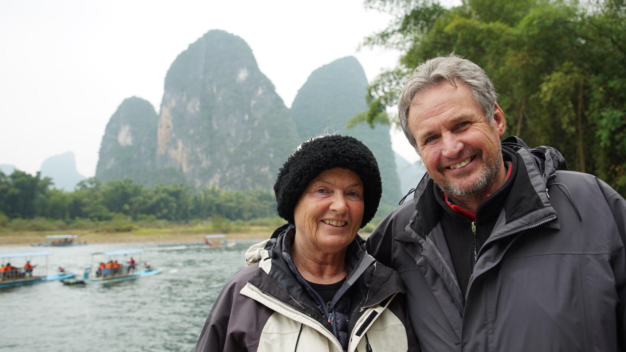 Tony and Elaine Teasdale won the first series of Race Across The World