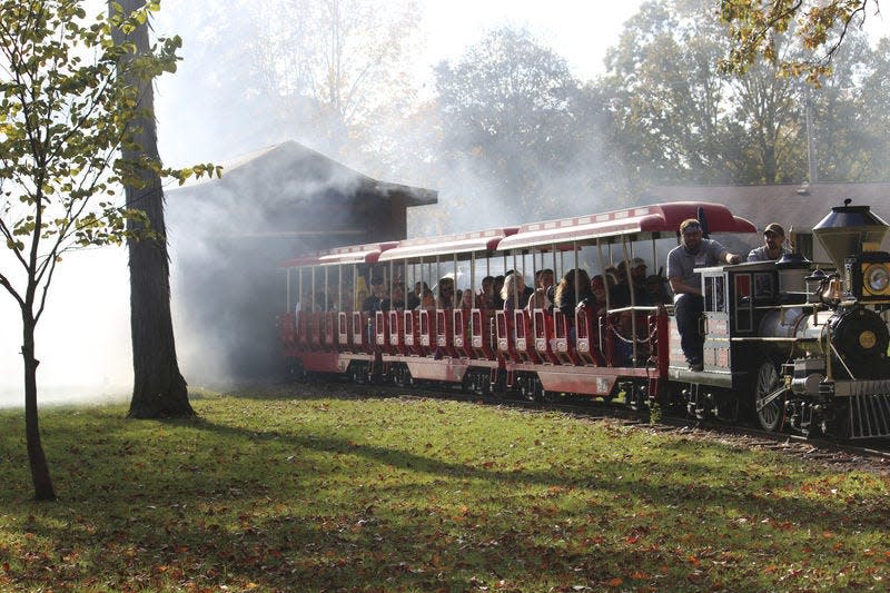 Take a ride on the haunted train during this year's Zoo Boo celebration at Potawatomi Zoo. Tribune Photo/COLLEEN MCCAHILL