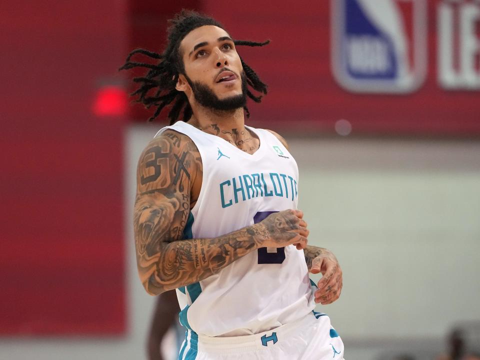 LiAngelo Ball played with the Charlotte Hornets during the NBA Summer League last year.