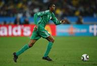 <p>Yeah, infamous Premier League striker Kanu. Who else? Culminating in a d dedicated career at Portsmouth – after spells at West Brom, Arsenal, Inter Milan and Ajax – Kanu took up the number 4 shirt for Nigeria. Just thinking about it makes my head hurt. Let’s move on. </p>