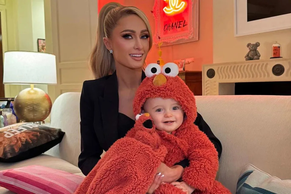 <p>Paris Hilton/Instagram</p> Paris Hilton with son Phoenix