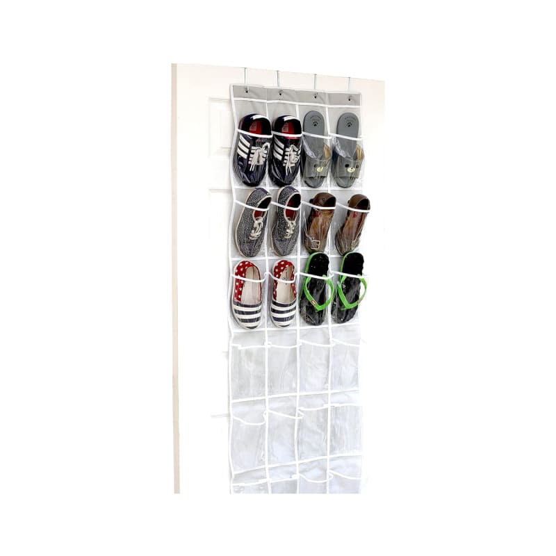 SimpleHouseware Over the Door Hanging Shoe Organizer