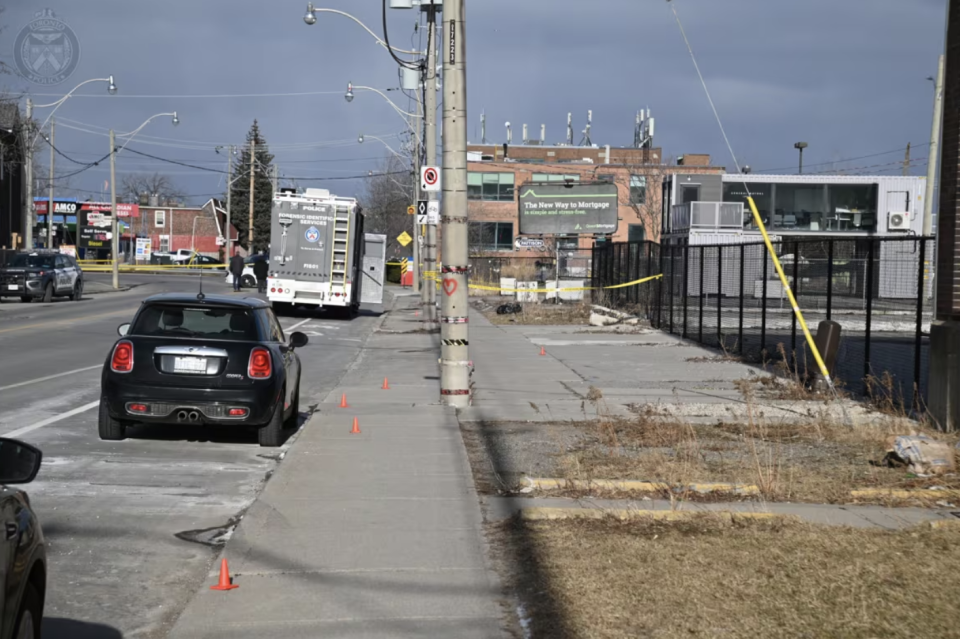 Police were notified on March 28, 2022 after a passerby discovered a body in a black garbage bag, near the intersection of Eastern and Berkshire avenues, west of Leslie Street. The Crown said police found the decapitated body of a woman in a black bag. A nearby bag contained a head. (Court Exhibit)