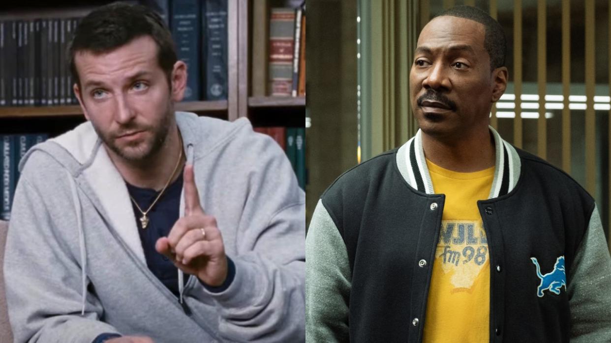  Bradley Cooper in Silver Linings Playbood and Eddie Murphy in Beverly Hills Cop: Axel F. 