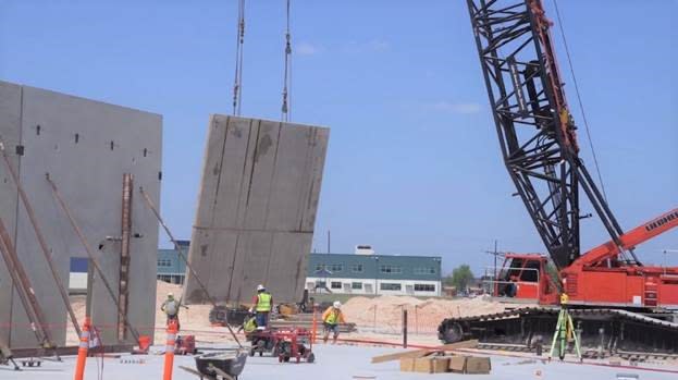 Construction of the upcoming Tech Port Center + Arena at Port San Antonio is moving briskly.