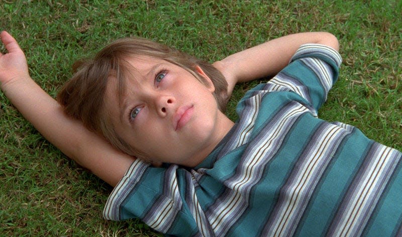 Ellar Coltrane is shown at age 6 in a scene from “Boyhood,” film critic Roger Moore’s pick for the best movie of the year. Director Richard Linklater shot the movie over a span of 12 years, filming a few scenes each year, so that the actors and characters aged naturally. AP Photo/IFC Films
