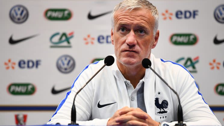 Deschamps en conférence de presse