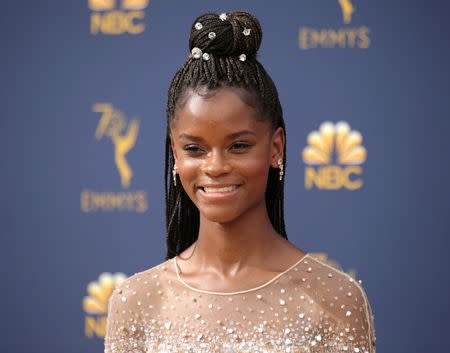 FILE PHOTO: 70th Primetime Emmy Awards - Arrivals - Los Angeles, California, U.S., 17/09/2018 - Letitia Wright. REUTERS/Kyle Grillot/File Photo