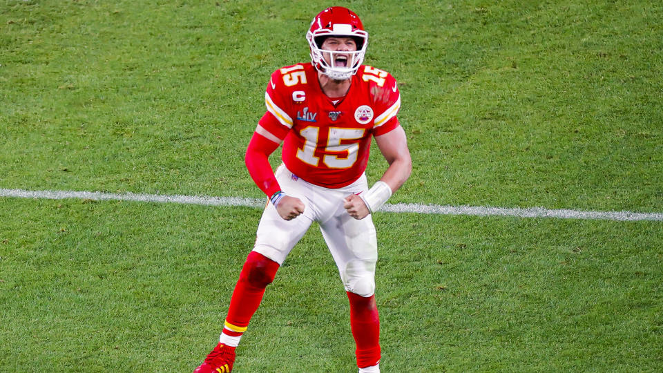 Patrick Mahomes is preparing for his contract extension, which could make him the highest-paid player in NFL history. (David Santiago/Miami Herald/Tribune News Service via Getty Images)