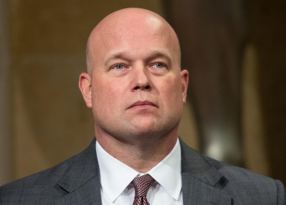 Acting US Attorney General Matthew Whitaker