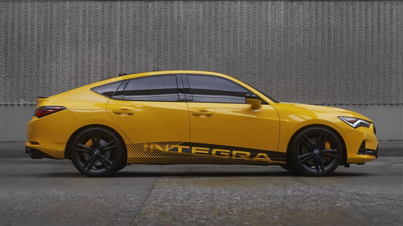 Acura新一代Integra採用四門斜背轎跑車型。（圖／翻攝自Acura官網）